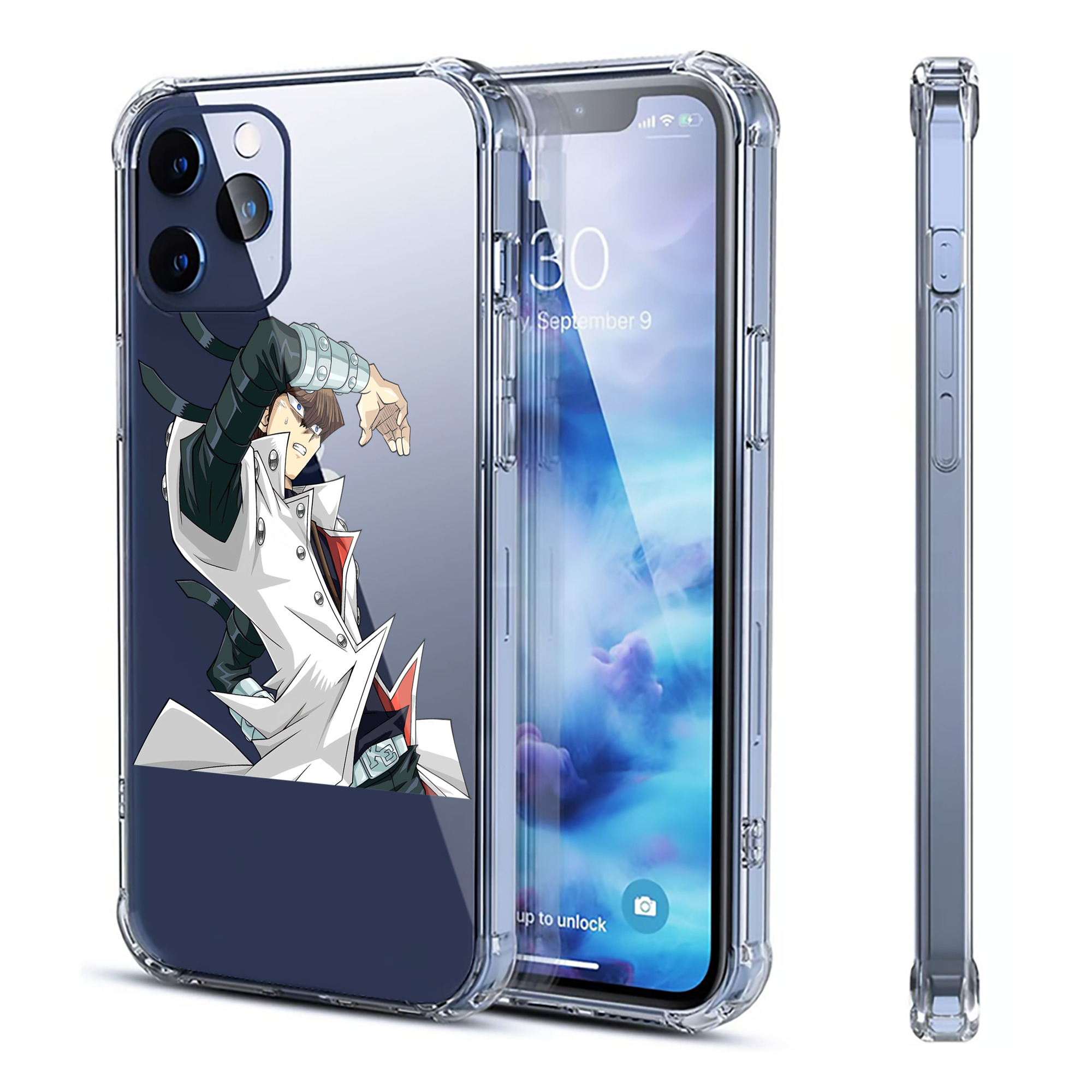 （画像用） 遊☆戯☆王 Yu-Gi-Oh! 【iPhone 12シリーズ対応】透明スマホケース（クリアソフトケース）